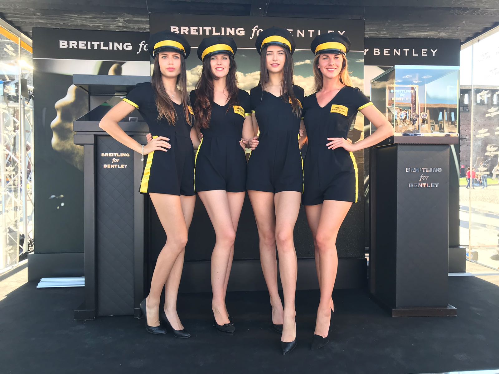 welcoming staff breitling event